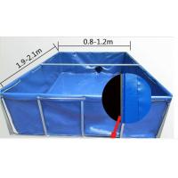 China Thickness 1.0mm 100000L PVC Foldable Tarpaulin Fish Tank Fish Pond Plastic Tank Diy Fish Pond on sale
