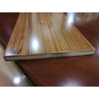 China Fast Installation Rectangle Fiberboard Flooring With Glabrous And Smooth Surface for sale