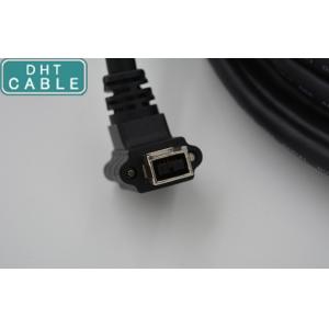 Full Shielded IEEE 1394 Firewire Cable , Industrial Camera IEEE 1394B Cable