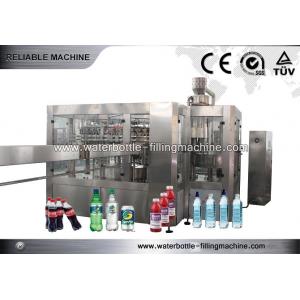 China 3 In 1 Gas Beverage Filling Machine PET Bottle Production Line Easy Operated supplier