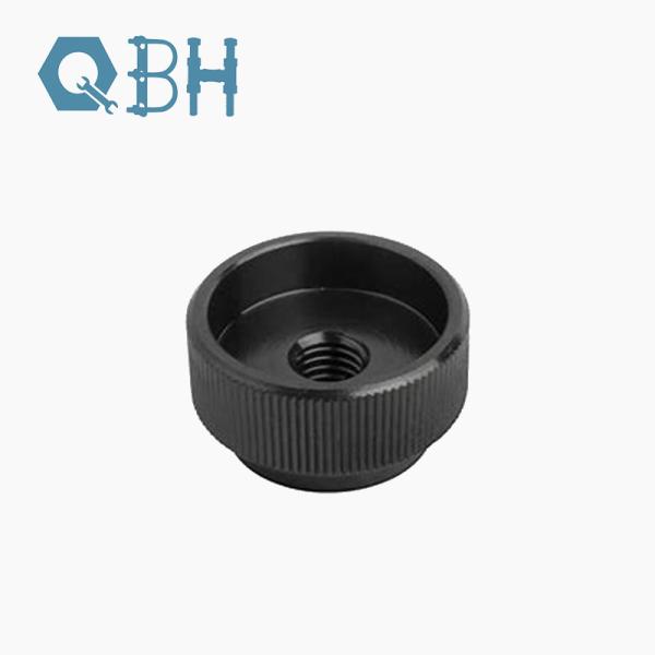 China DIN6303 Half Thread Round Nuts Hardware Knurled Nuts wholesale