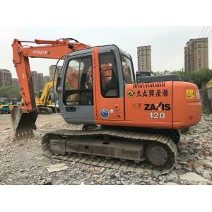 China Shoe Size 600mm 2013 Year 12 Ton ZX120 Used Hitachi Excavator supplier