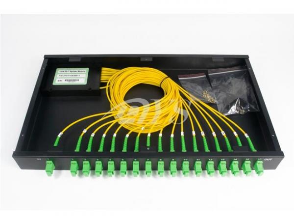 Потеря коробки Маунта шкафа Splitter стекловолокна PLC SC/APC 1*16 низкая сверхн