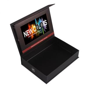 7 inch LCD screen boxes custom packaging and media LCD video gift box for advertising video box