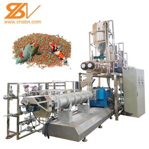 China Automatic Floating And Sinking Fish Feed Extruder Machinery supplier