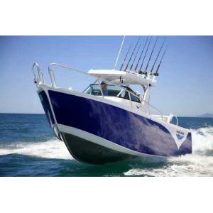 China Saltwater Aluminum Fishing Boats , Cuddy Cabin Boats 1.6M Height supplier