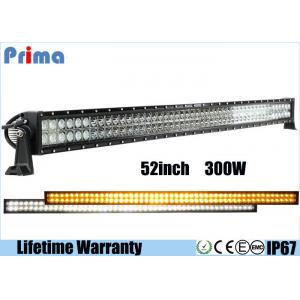 China 52 Inch 300W Wireless Remote Control Led Light Bars 27000lm Lumen Amber White supplier