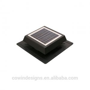 China ABS 8W 12v Solar Powered Roof Ventilator With Black Color / Customized Color supplier