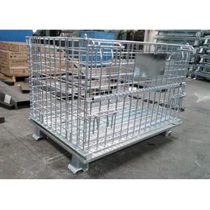 Metal Mesh Storage Containers , Turnover Wire Mesh Storage Boxes