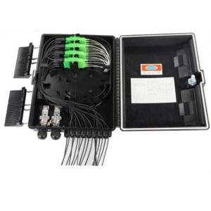 Waterproof Terminal Box 2 Inlet 16 Outlet 16 Ports Ftth Fiber Optic Distribution Box ABS/PC