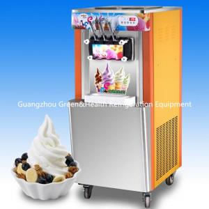 China Beautiful Appearance Ice Cream Making Machines / Ice Cream Maker With Hopper Agitator supplier