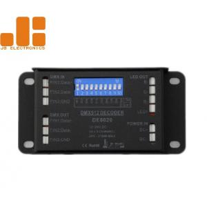 China DMX512 Decoder LED Dimmer Controller With Mini Size Aluminium Shell Max 3A*3CH supplier