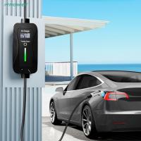 China Universal 7KW GB/T 32A Pilot Lamp Portable EV Charger UL/CE/FCC/RoHS Certified on sale