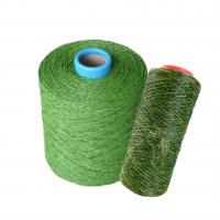 China Recycled Turf Artificial Grass Yarn With PP PE Raw Filament Fire Retardant on sale