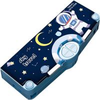 China Multifunction Magnetic Pencil Case With 2 Compartments For Students Cartoon Pattern on sale