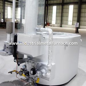 300 to 1000 kg aluminum oval crucible gas fired melting furnace for die casting process