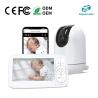 China Video And Temperature Sensor Wireless Video Babyphone Baby Monitor With Additional Features Sound-activated LED Lights wholesale