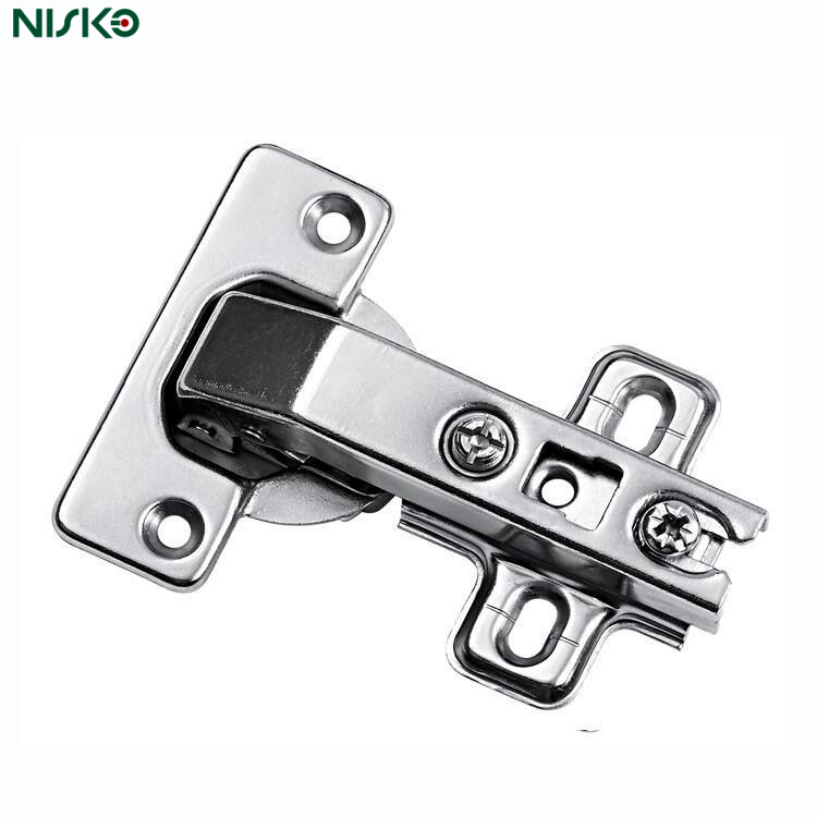 China AY04 90° Charnière en métal à clipser, nickelée, à fermeture amortie supplier