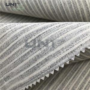 China Anti - Pull Horse Hair Interlining Fabric Medium Weight For Suit And Overcoat supplier