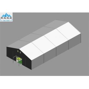 China Durable Waterproof Canopy Tent , White PVC Roof 10 x 20m Outdoor Party Tent For Trade Show supplier