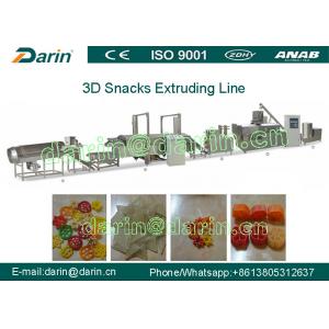 China Automation Snack Extruder Machine , 3 D Snack Pellets Fryums Making Machine supplier