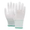 China 13 Gauge PU Coated Polyester Handling Gloves Breathable Polyester Gloves wholesale