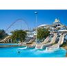 China 90 KW Power Spiral Water Slide For Thrilling Water Playground Equipment wholesale