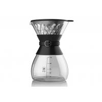China HP6100 Household Glass Manual Pour Over Coffee Makers Ergonomic With Brew System on sale