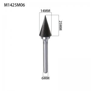 Double Cut Tungsten Grinder Cylindrical Carbide Burr With 1/4" Shank