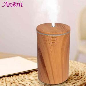 100ML Car Wood Grain Diffuser 7 Color Changing Essential Oil Diffuser Cool Mist Humidifier For Car