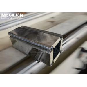 China Gearbox Driven PU Foam Shutter Door Roll Forming Machine Line With Heating wholesale