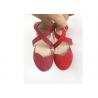 Adjustable Straps Mary Jane Soft Kids Shoes Cowhide Ballet Flats Ankle