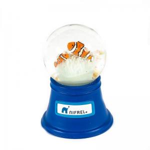 Kids 45mm Marine Animal Lighted Musical Snow Globes