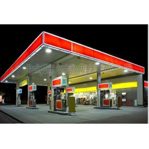 China AISI ASTM Steel Building Trusses Prefabricated Gas Station Structure supplier