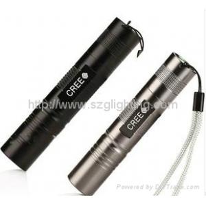 Latest Q5 CREE 5W high power portable rechargeable ,dimmable LED flashlight