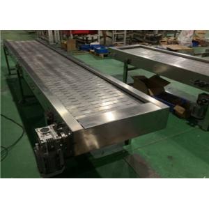 Zzgenerate Freezer Assembly Line Stainless Steel Slat Chain Conveyor for Sale