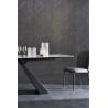 China Modern Simple Adjust Expanding Dining Table Nordic Style Extendable Ceramic Dining Table With Carbon Steel Base wholesale