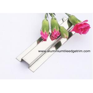 China 304 Stainless Steel Divider Trim / Bar For Wall Tile Dividing Decoration wholesale