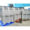 China Collapsible Plastic Box Pallets Pallet Box-Foldable Pallet Pack Collapsible Bulk Container Heavy Duty Industrial Use Folding Plastic Pallet Box Plastic Stackable Collapsible Pallet Crates wholesale