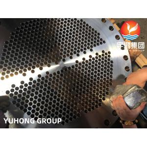 China ASME SA182 F316l Folha de tubo para trocador de cabeça flutuante wholesale