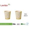 Leak Proof Bamboo Fiber Cup Easy Cleaning Heat Resistance For Indoor And Outdoor