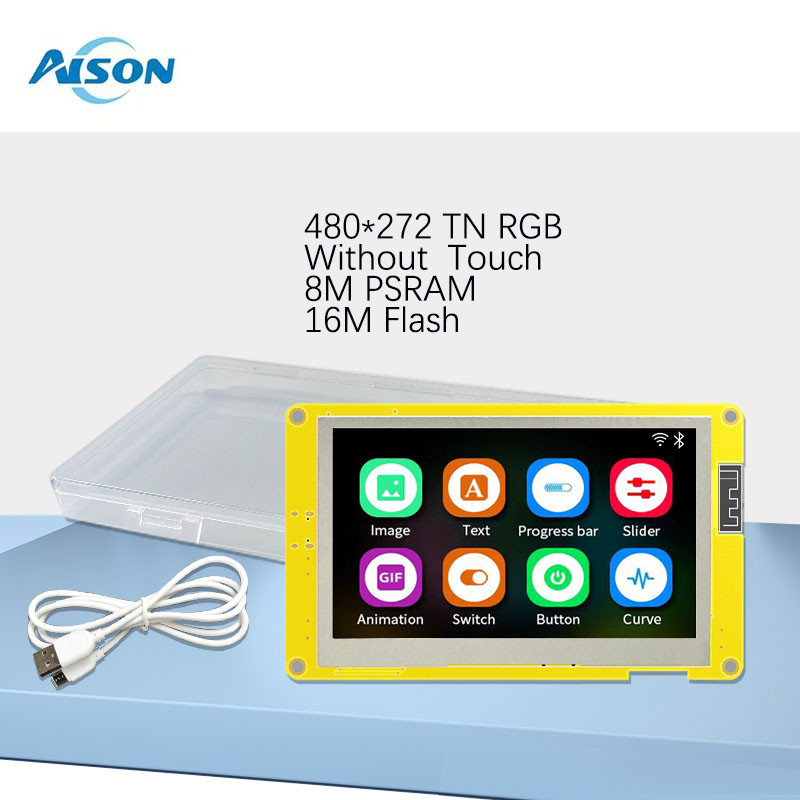 China 4.3 pouces écran tactile intelligent 480x272 ESP32 Module d'affichage Bluetooth supplier