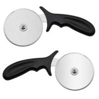 China 10cm Stainless Steel Pizza Wheel Cutter With Pp Handle Round Plastic Pizza Wheel Cutter Server on sale