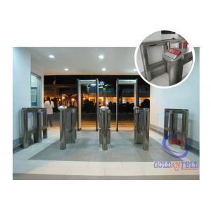 China Luxury Shape Speed Gate Security Half Height Turnstiles For Fitness supplier