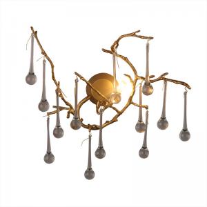 Brass Button Control Modern Wall Sconces Chandelier Wall Lights