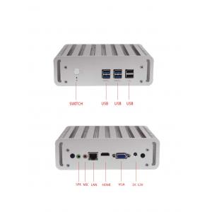 China Intel I3 I5 I7 Rugged Embedded Industrial PC With 6 USB 2 COM 2 LAN Ports supplier