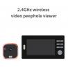 2.4GHz WIFI Video Doorbell 7inch High Definition LCD Peephole Video Doorbell