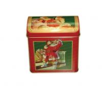 China Rectangular Metal Tall Tin Box Treasure Chest Shaped For Jewelry Packing on sale