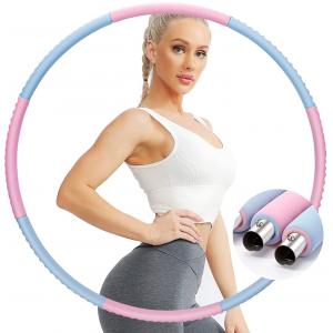 SS core 8 Sections Weighted Hula Hoops For Weight Loss