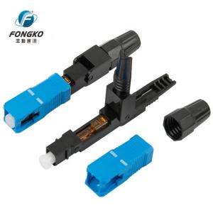 China SC UPC Fiber Optic Fast Connector Field Quick Assembly SGS Certified supplier